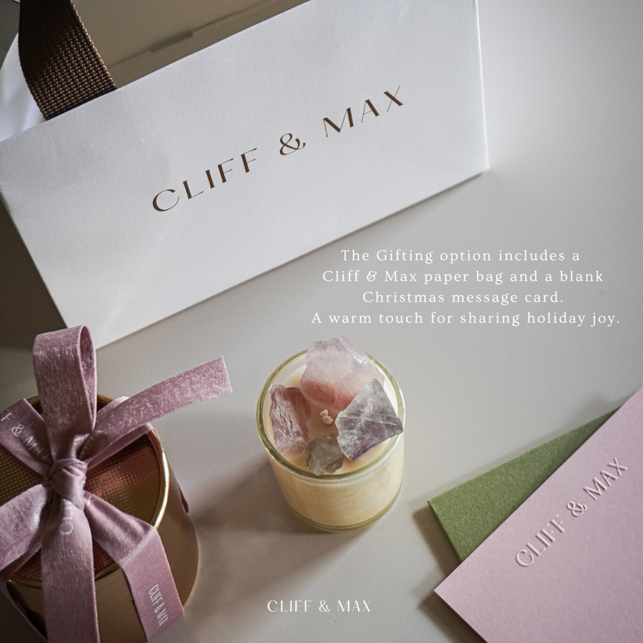 The Rosewood Crystal Candle