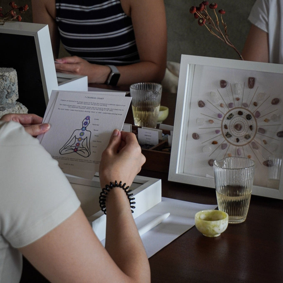 Crystal Grid Art and Essential Oil Roller Workshop